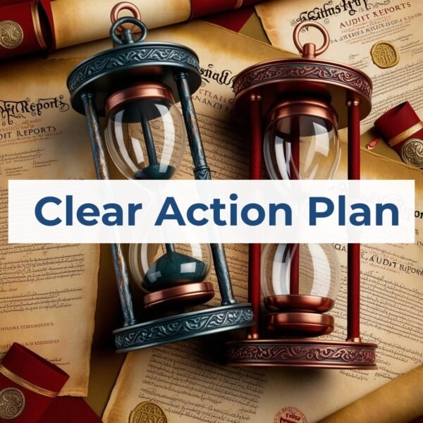 Actionable automation audit report example.