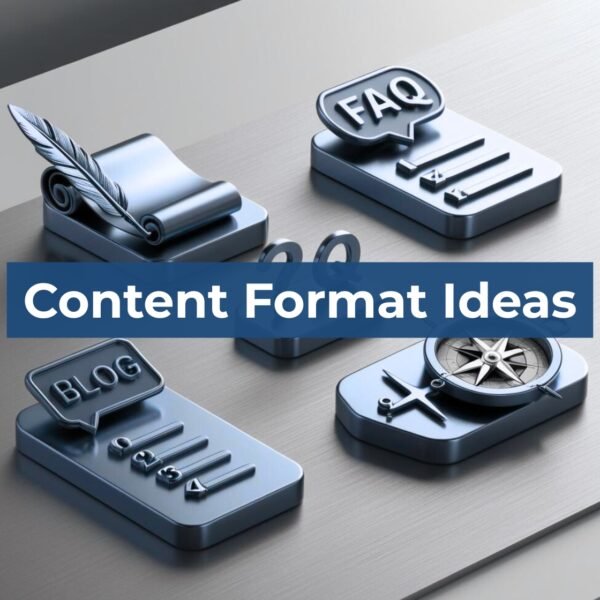 Suggested content formats for topics.