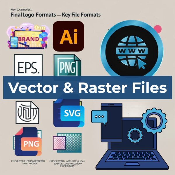 Various logo file formats provided.