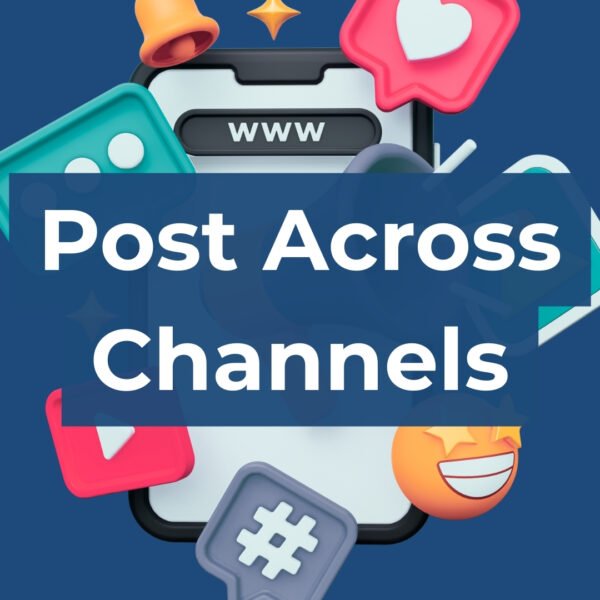Social media platforms and blog supported by the automated posting service.