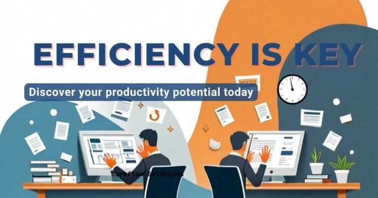 Comparison of manual business processes versus automated workflows showing efficiency gains